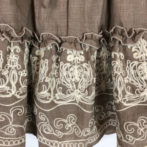 Isabella & Chloe Embroidery Ribbon Ruffle Dress - Picture 7 of 8